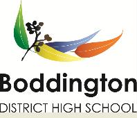 Boddington District High School logo