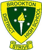 Brookton District High School logo