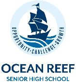 Ocean Reef Senior High School logo