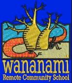 Wananami Remote Community School logo