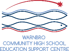 Warnbro Community High School Education Support Centre logo